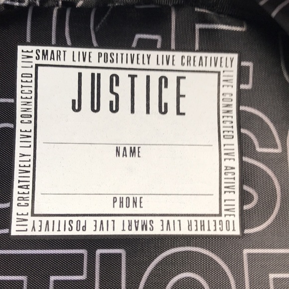 JUSTICE sport girls Graffiti Backpack - NEW with tags - Picture 12 of 13